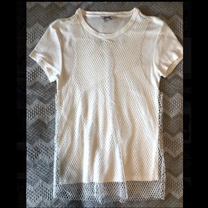 White Mesh Tshirt by Joe’s Jeans